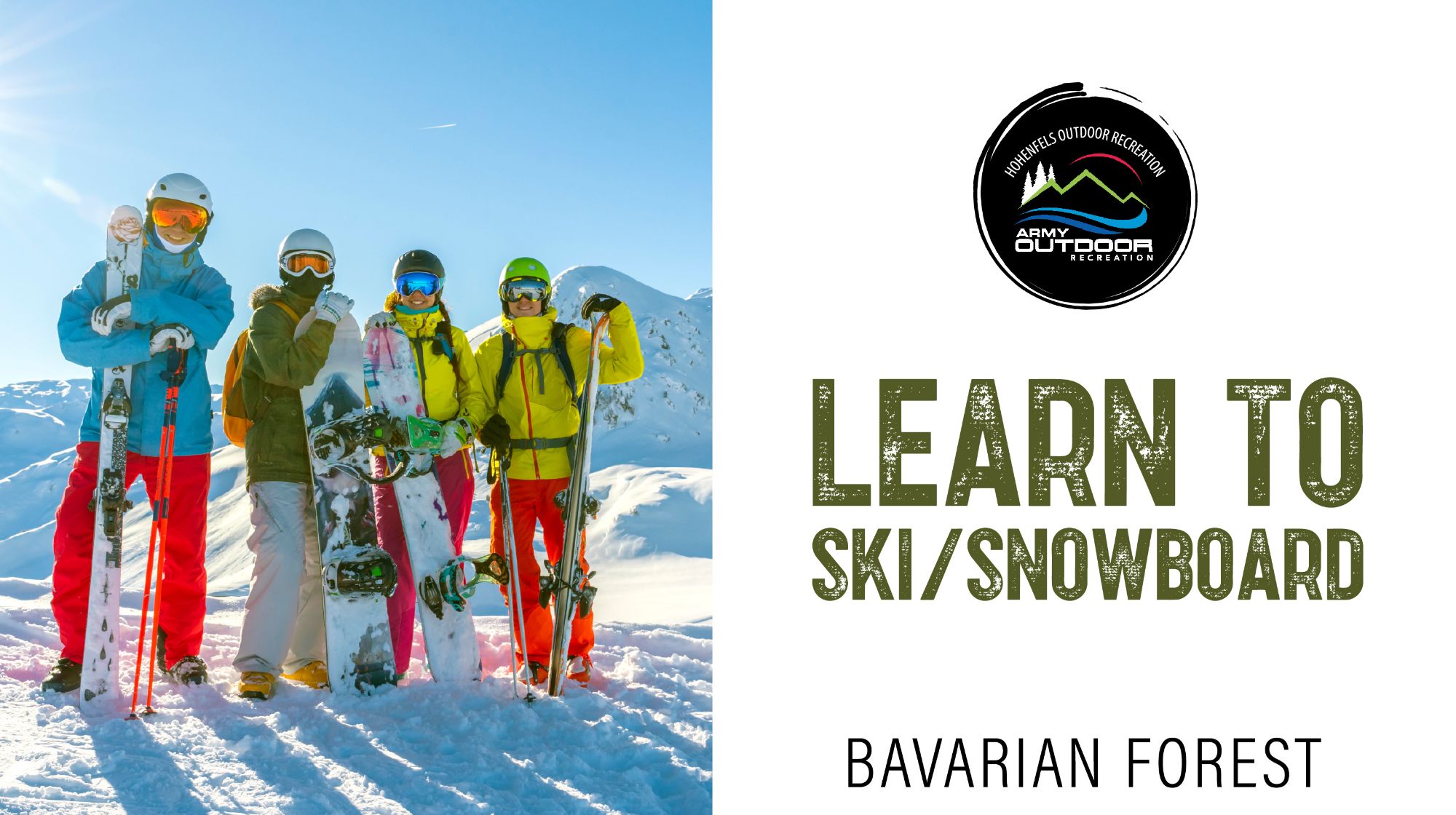 ⛷️Learn to Ski or Snowboard🏂